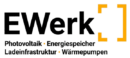 EWerk Gruppe Logo Zuschnitt 130x58 - Montage & Umsetzung von Photovoltaik-Großanlagen